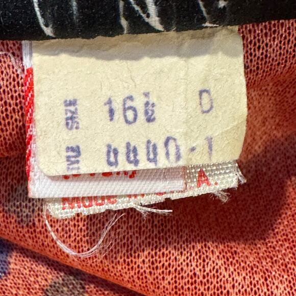 Vintage Union Made Lady Windsor Size 16 Made in the USA Polka Dot Dress - Picture 11 of 11